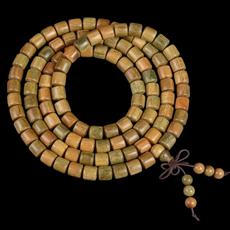 Sandalwood Beaded Rosary Bracelet Unisex