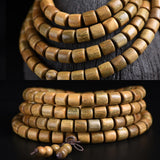 Sandalwood Beaded Rosary Bracelet Unisex