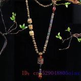 Sandalwood Dragon Necklace Pendants Charms Amulets Gemstones Jewelry