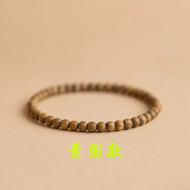 Sandalwood Guajacwood Bracelet Rosary Prayer Beads Thin Bracelet