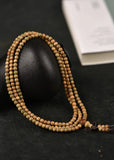 Sandalwood Bracelet Bead Diameter 4mm Lucky Wood Bead Trumpet Style