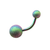 Sanded Ball Navel Ring - Body Piercing Jewelry