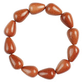 Sands Stone Water Drop Bead Bracelet Men Women Jewelry