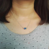 Sanlan Small Sea Glass Necklace