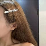 Metal Duck Beak Clip Red Hairpin Lady Hairclip Headdress Hair Accessory