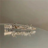 Metal Duck Beak Clip Red Hairpin Lady Hairclip Headdress Hair Accessory