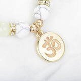 Om Yoga Luminous Pendant Bracelet Jewelry