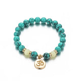 Om Yoga Luminous Pendant Bracelet Jewelry