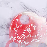 Santa Claus Countdown Calendar Epoxy Silicone Mold Home Decor
