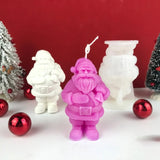 Santa Claus Decor Silicone Mold Epoxy Resin DIY Ornaments Making