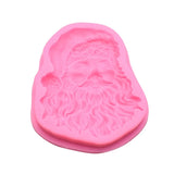 Santa Claus Epoxy Resin Mold Cake Decorations Silicone Mould DIY Crafts
