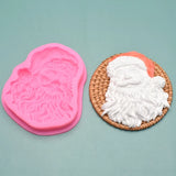 Santa Claus Epoxy Resin Mold Cake Decorations Silicone Mould DIY Crafts