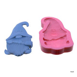 Santa Claus Dwarf Keychain Resin Mold DIY Tool