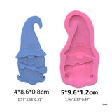 Santa Claus Dwarf Keychain Resin Mold DIY Tool