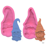 Santa Claus Dwarf Keychain Resin Mold DIY Tool