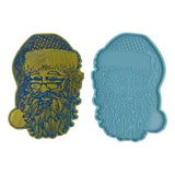 Santa Claus Tray Epoxy Resin Mold Coaster Jewelry Storage Holder Silicone Mould
