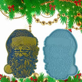 Santa Claus Tray Epoxy Resin Mold Coaster Jewelry Storage Holder Silicone Mould