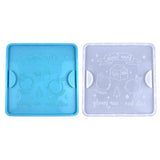 Santa Cookie Plate Epoxy Resin Silicone Mold Christmas Tray Mold