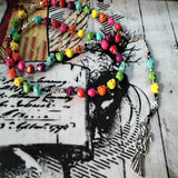 Santa Muerte Rosary - Mexican Reaper Skull Jewelry