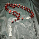 Santa Muerte Rosary Prayer Necklace