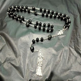 Santa Muerte Rosary Prayer Necklace