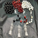 Santa Muerte Rosary Prayer Necklace