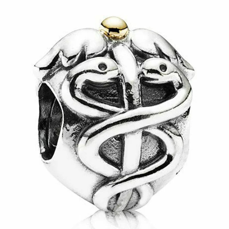 Santa & The Reindeer Tree Hugging Polar Bears Charm