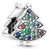 Santa & The Reindeer Tree Hugging Polar Bears Charm