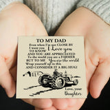Sap3215 Daughter To My Dad Hot Sell Men Multilayer Leather Bracelet