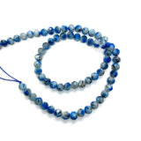 Sapphire Faceted Necklace Beads 6mm Natural Stone Beads DIY Earrings Bracelet