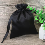 Satin Bag Jewelry Packaging Pouch with Ribbon