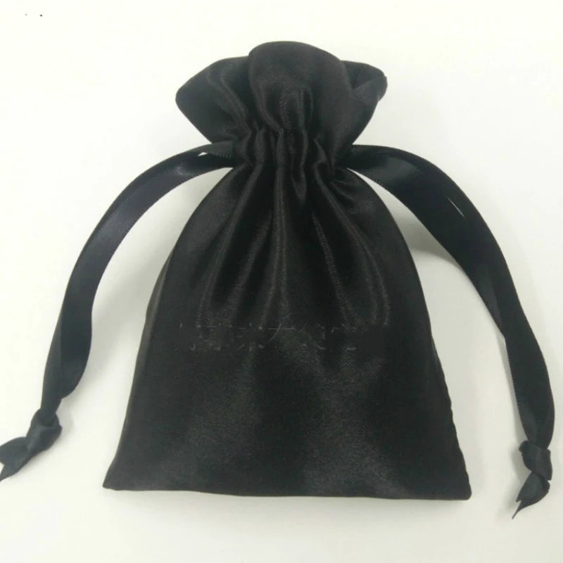 Satin Jewelry Packaging Bag Drawstring Silk Pouch