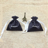 Satin Gift Bag Drawstring Pouch Makeup Cosmetic Party Beaded Silk Bags