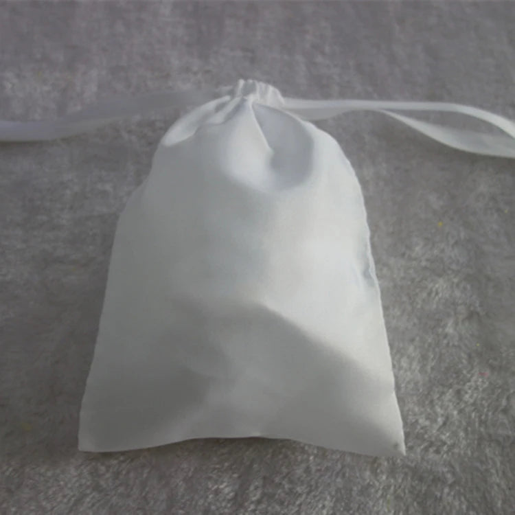 Satin Gift Bag with Drawstring Pouch for Jewelry Packaging