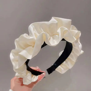 Satin Wide Hairband Hair Hoop Bow Hair Band Headbands Women Head Band