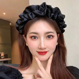 Satin Wide Hairband Hair Hoop Bow Hair Band Headbands Women Head Band