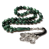 Saudi Amber Prayer Beads 10mm 45 Beads Muslim Rosary Resin Jewelry