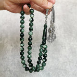 Saudi Amber Prayer Beads 10mm 45 Beads Muslim Rosary Resin Jewelry