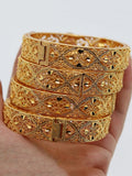 Saudi Arabic Bangles For Women 4pcs Indian Bracelet