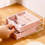 Space-saving Earrings Organizer Jewelry Storage Box