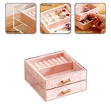 Space-saving Earrings Organizer Jewelry Storage Box