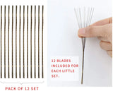 144pcs Wax Jewelry Saw Blades Ultra-Fine Metal Cutting