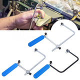 Adjustable Metal U-Shaped DIY Saw Bow with Handle for Cutting Woodworking Model