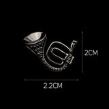 Saxophone Guitar Brooch Music Note Mini Lapel Pin Men Women Suit Shawl Jewelry