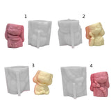 Flower Pot Silicone Resin Mold for Succulent Vase