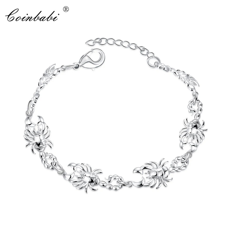 Scorpion Bracelet 925 Sterling Silver Gift
