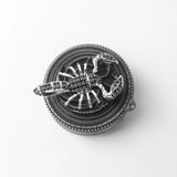Dragon Scorpion Horse Spearhead Pendant 925 Sterling Silver