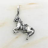 Dragon Scorpion Horse Spearhead Pendant 925 Sterling Silver