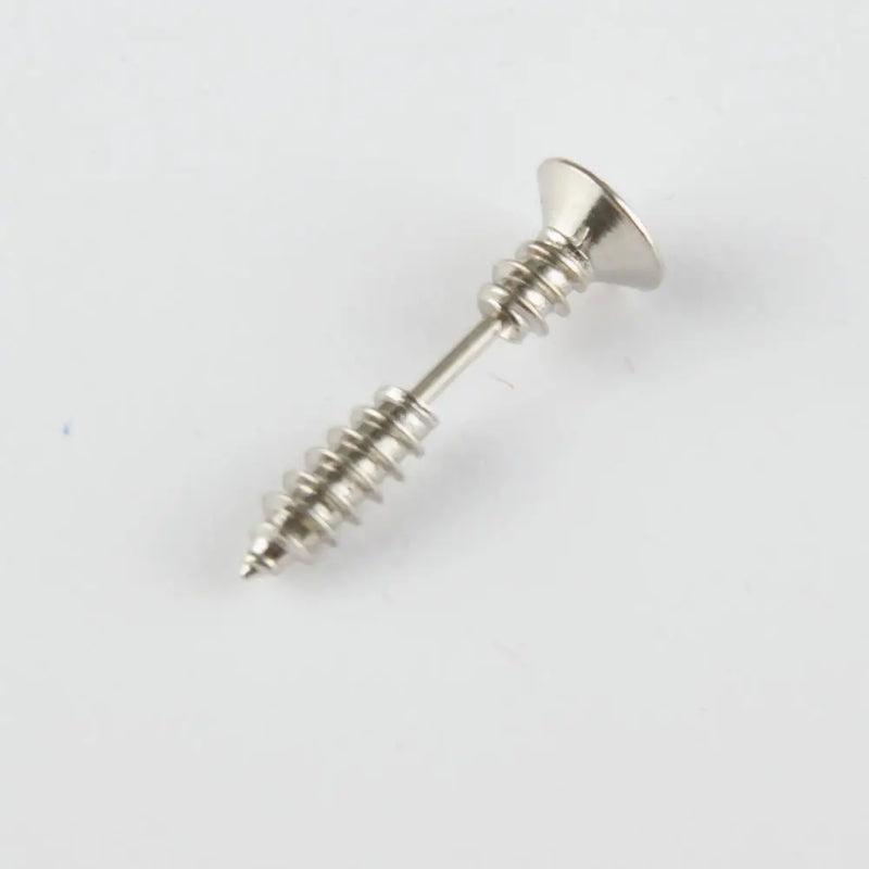 Metal Screw Earrings, Single Piece