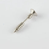 Metal Screw Earrings, Single Piece